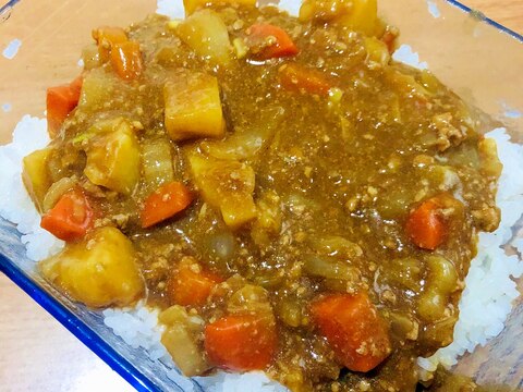 豆腐とひき肉のカレー